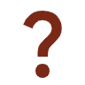 Brown question mark on black background, signaling a question or unknown content.